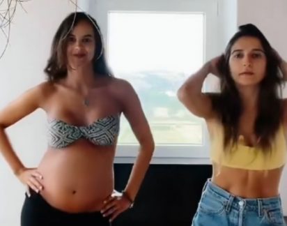 Sara Matos. O vídeo da atriz a dançar no terceiro trimestre de gravidez: “Até o bebé já dançava”